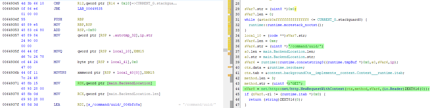 C2 Endpoint in Function