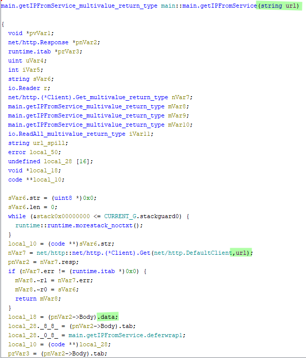 Get IP From Service