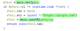 Open URL