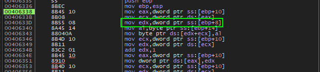 Base offset move