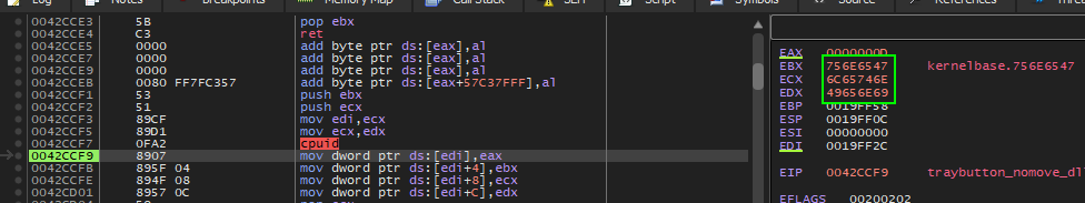 CPUID EAX