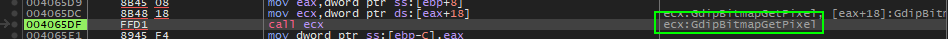 GDIGetPixel