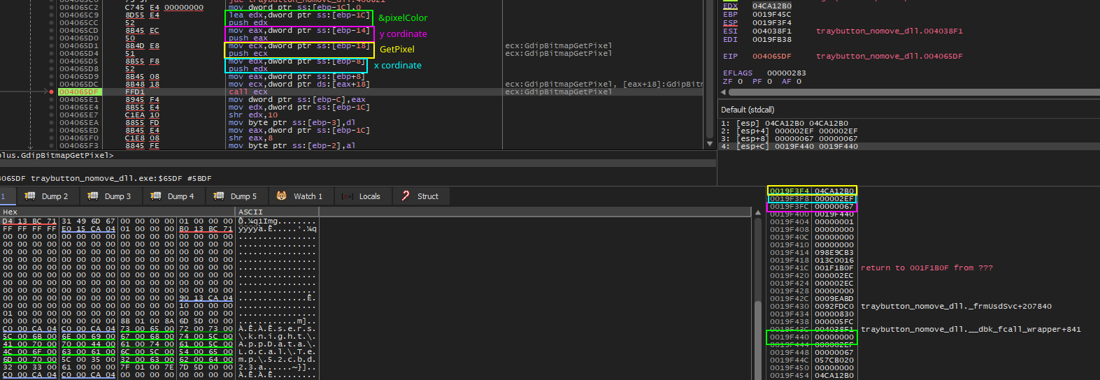 Get Pixel Function