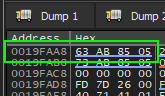 Resource loaded offset