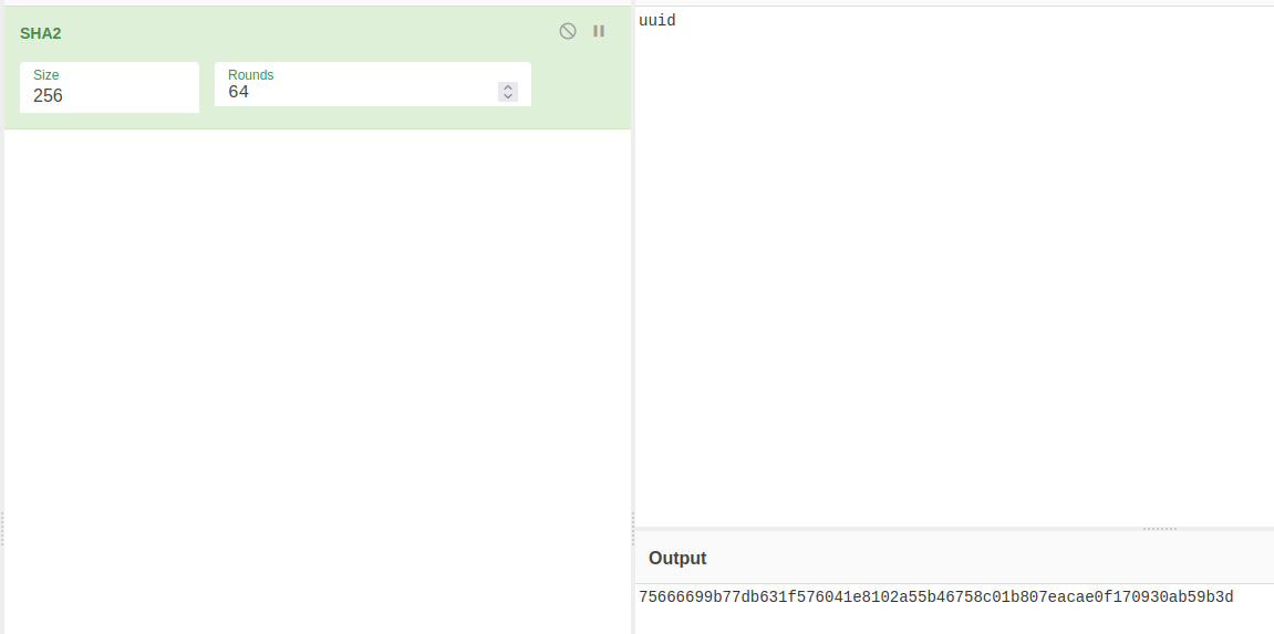 SHA256 Proof